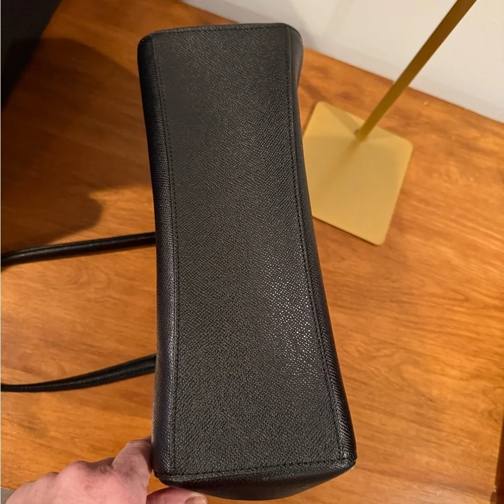 NWOT Coach Black Leather Etta Carryall Bag - Picture 10 of 10